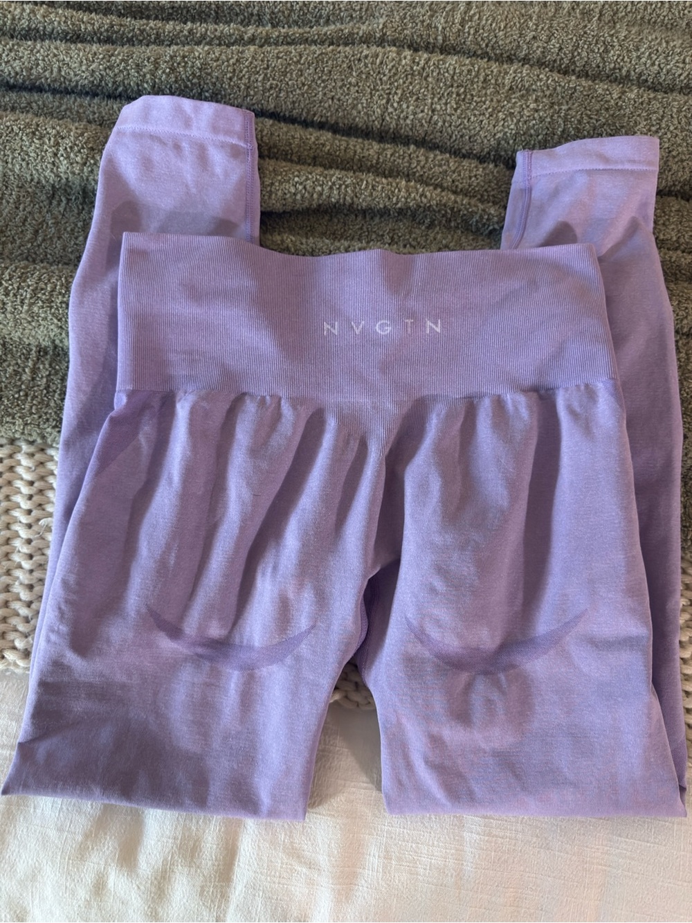 NVGTN High-Waist Seamless Lavender leggings